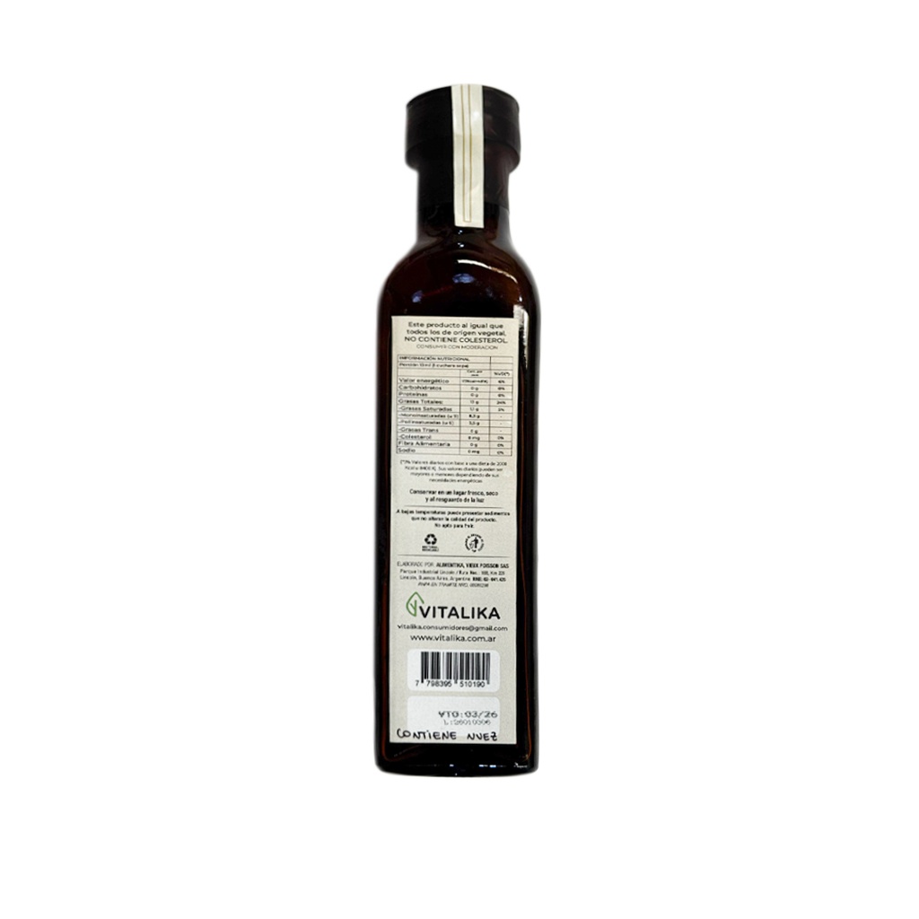 Aceite de la nuez pecan vitalika x 250cc x 1u