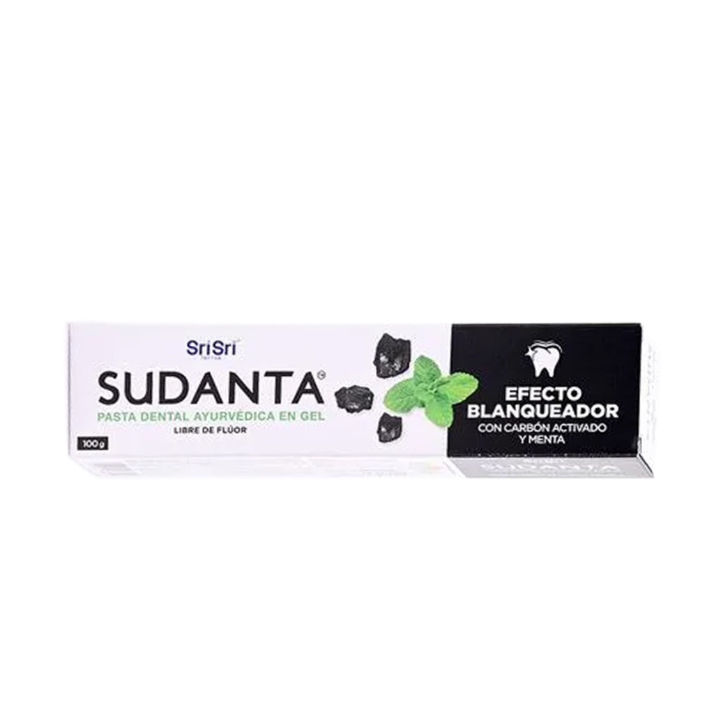 Pasta dental Sri sri ayurvedica en gel Sudanta sabor menta x 50grs x 3u 