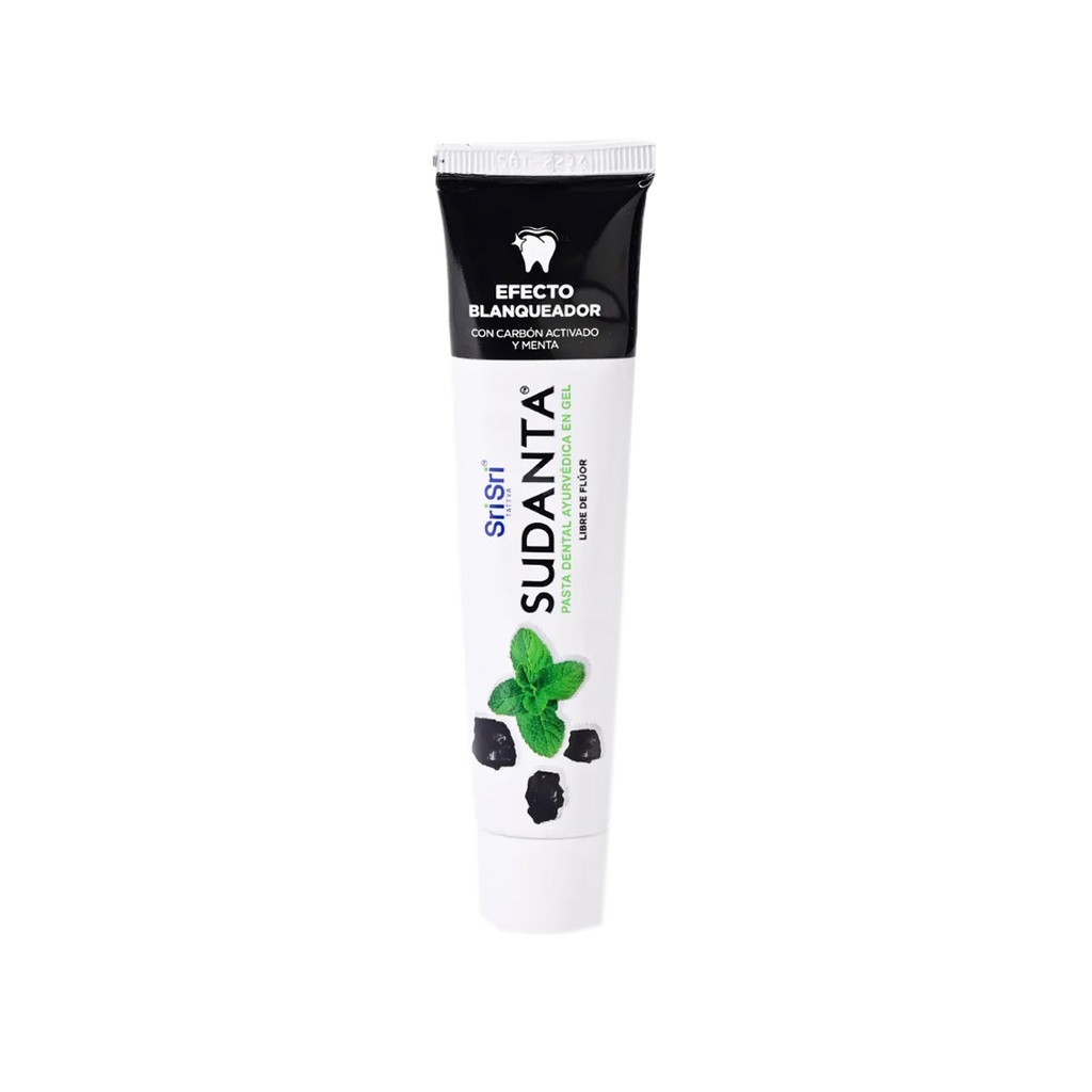 Pasta dental Sri sri ayurvedica en gel Sudanta sabor menta x 50grs x 3u 