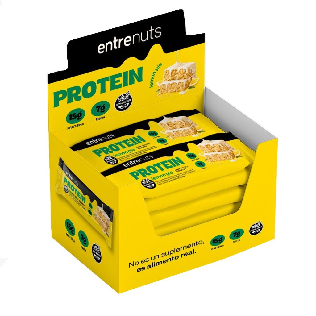 Barritas Proteicas Lemon Pie x 46grs x 10u x 12 cajas