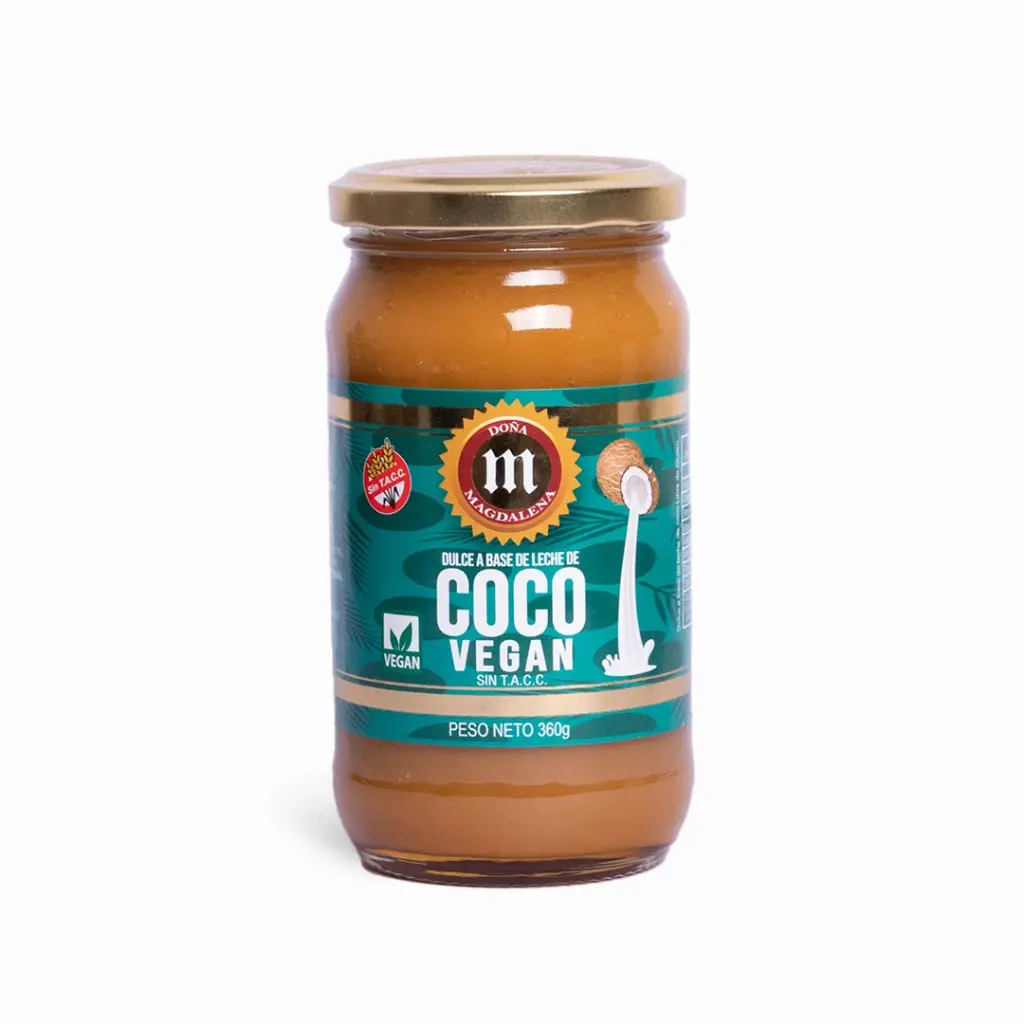 Dulce de Coco Vegano con azucar x 360grs x 3u