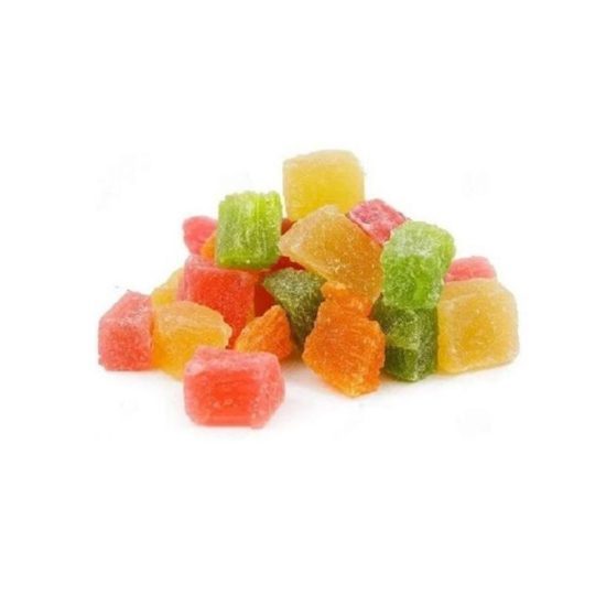 Cubos de Papaya Multicolor (ideal para mixs) x 1kg - Cundis