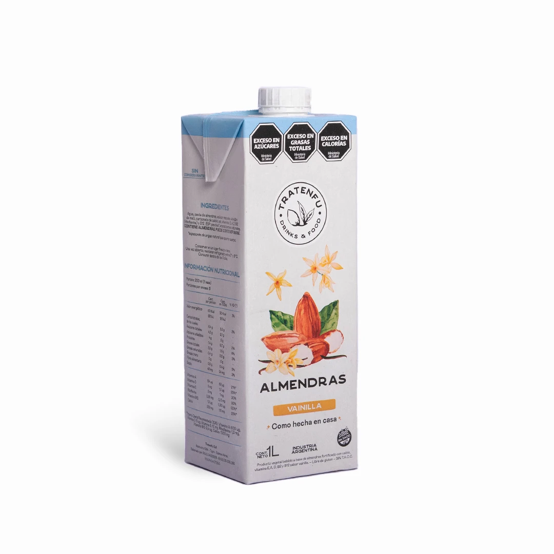 Leche de almendras con Vainilla x 1L x 1u - Tratenfu