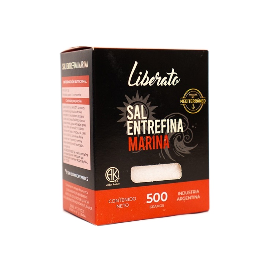 Sal Marina Entrefina x 500grs x 10u - Liberato