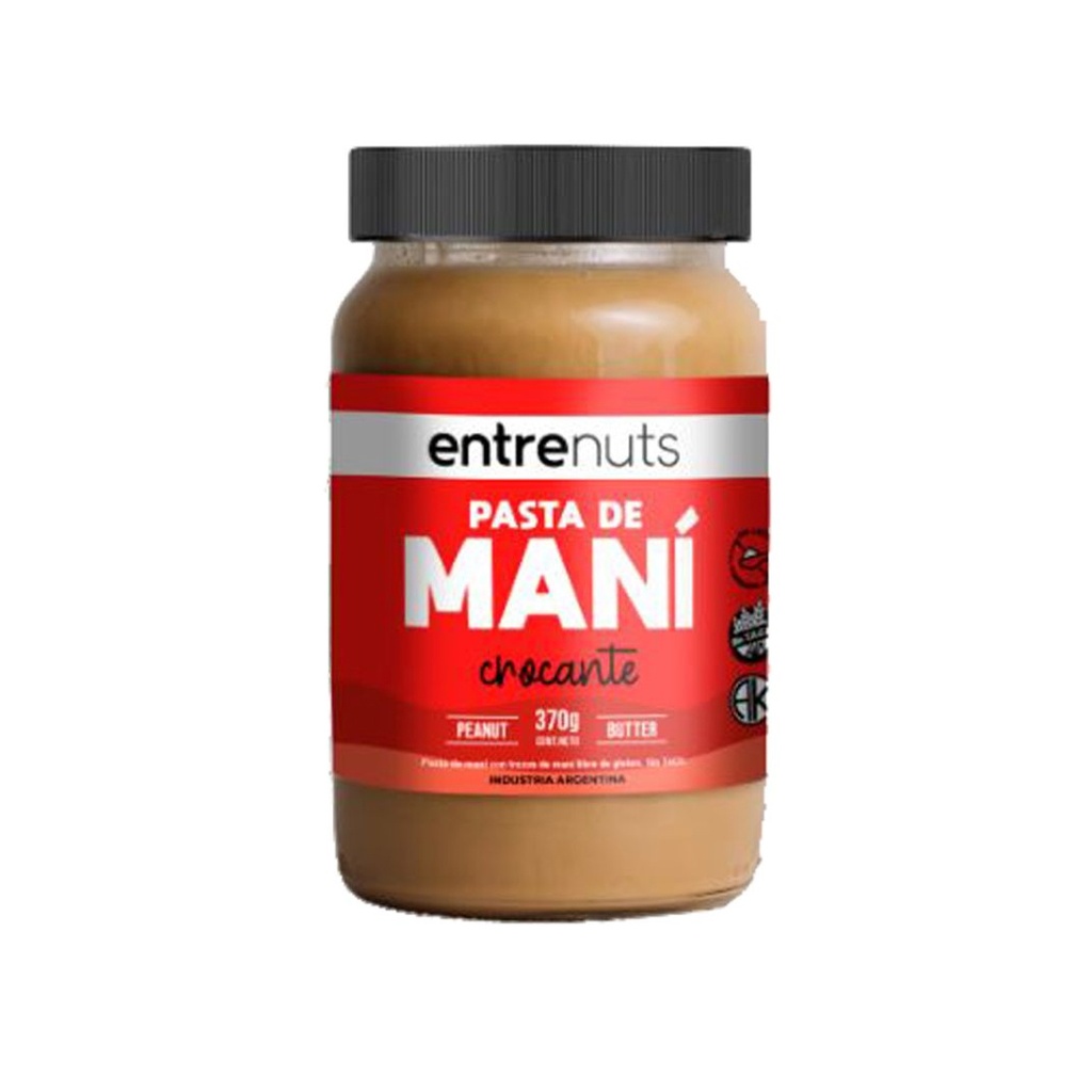Pasta de Mani Crocante x 370grs x 3u - Entrenuts