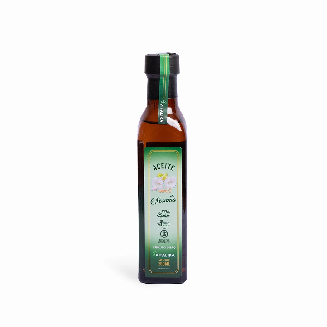 Aceite de sesamo prensado en frio x 250cc x 1u - Vitalika