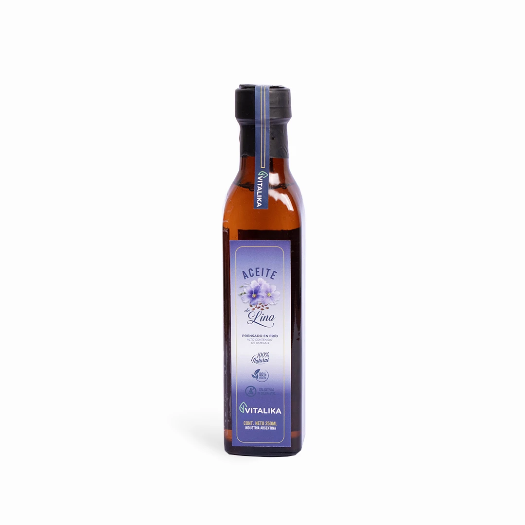 Aceite de lino prensado en frio x 250cc x 1u - Vitalika