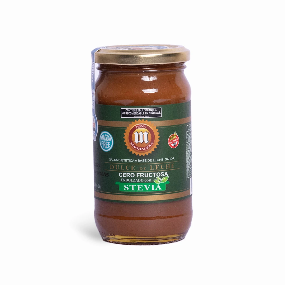 Dulce de leche sin fructuosa con stevia x 400gr x 1u - Doña Magdalena