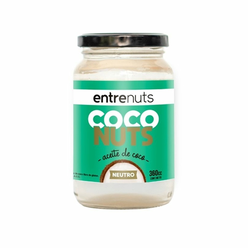 Aceite de Coco Neutro - Entrenuts x 360cc x 1u