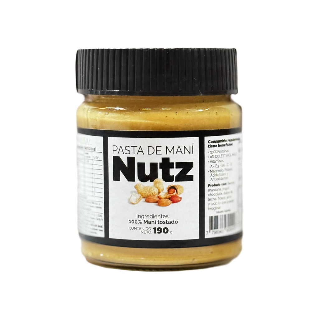 Pasta de Mani x 180grs x 12u - Nutz