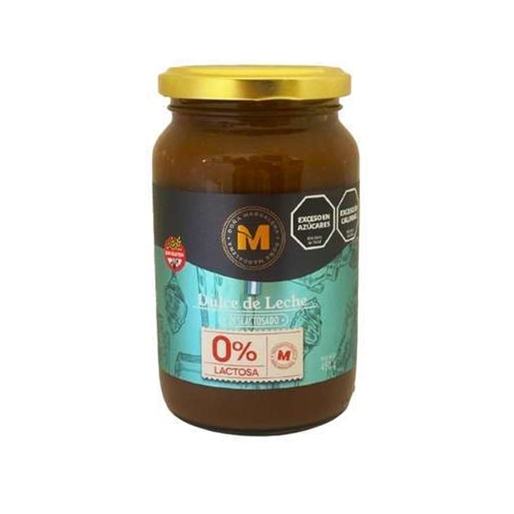 Dulce de leche con azucar sin tacc zero lactosa Doña Magdalena x 450grs x 3u 