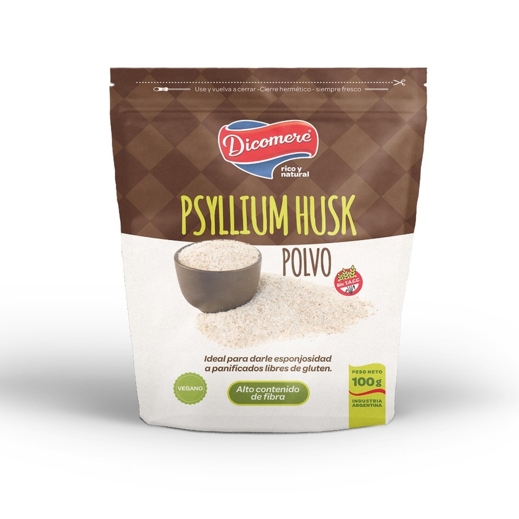 Psyllium husk x 100grs x 15u - Dicomere