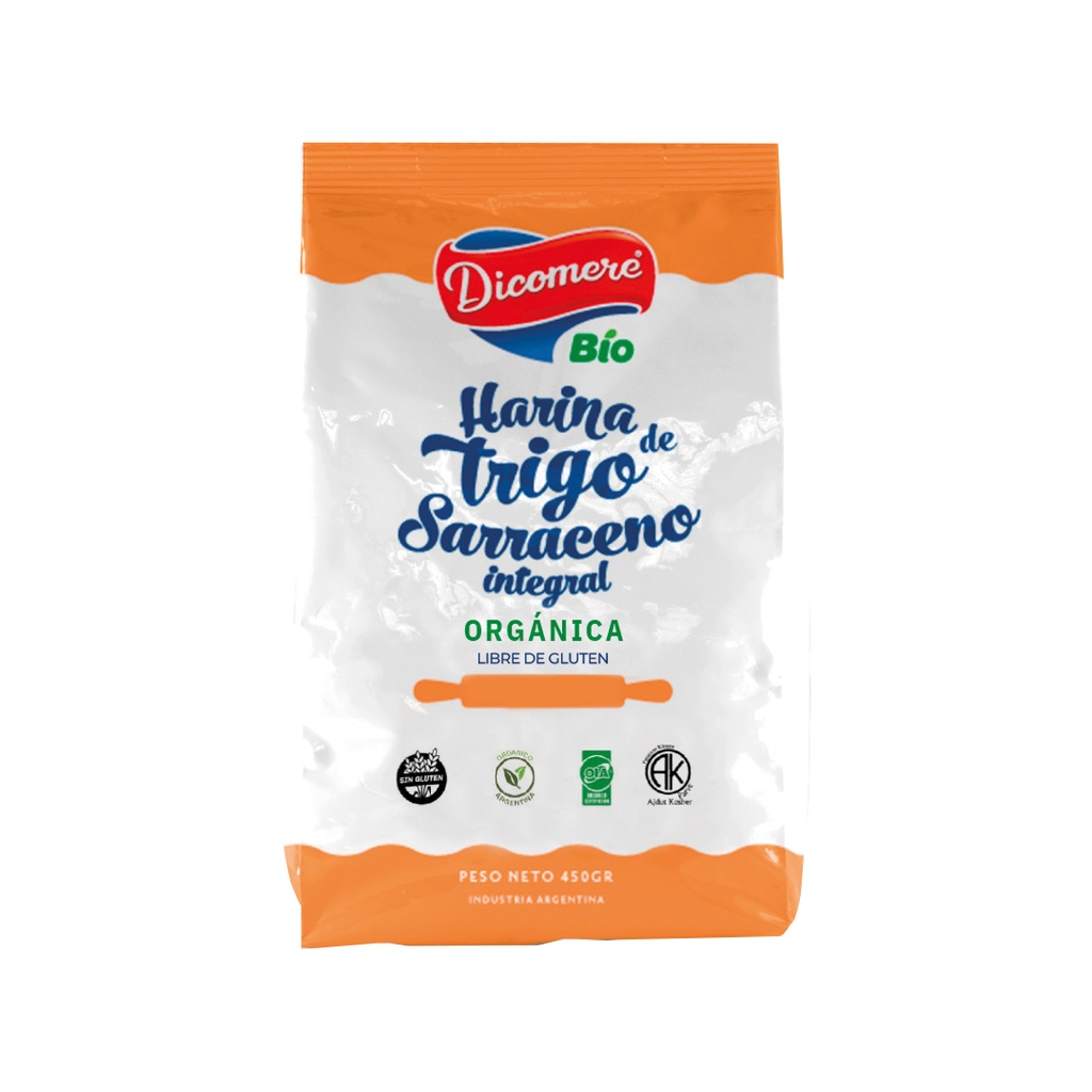 Harina de Trigo Sarraceno - Dicomere x 450grs x 3u