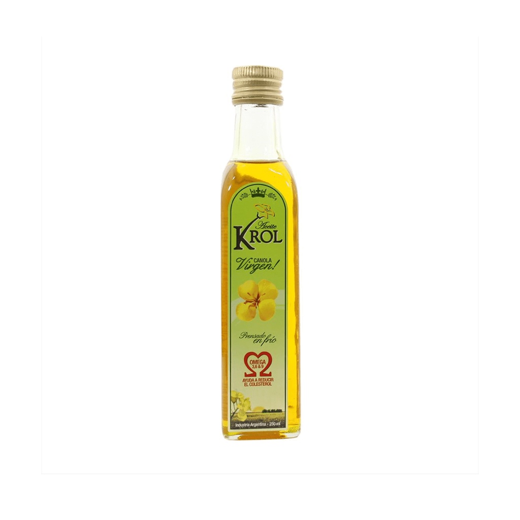 Aceite de Canola Krol x 250ml x 3u