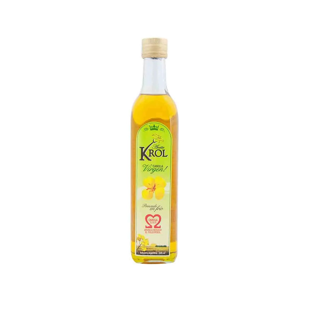 Aceite de Canola Krol x 500ml x 3u  