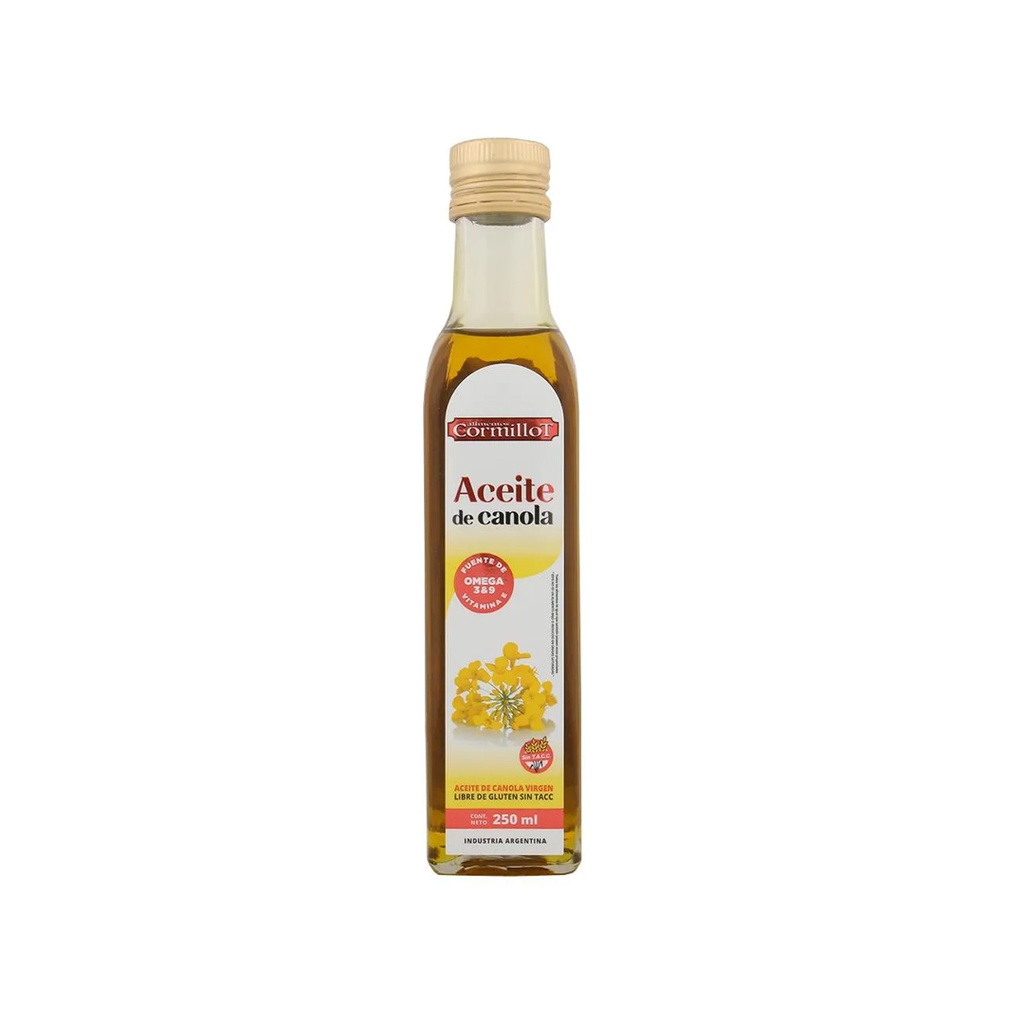 Aceite de Canola - Cormillot x 250ml x 12u 