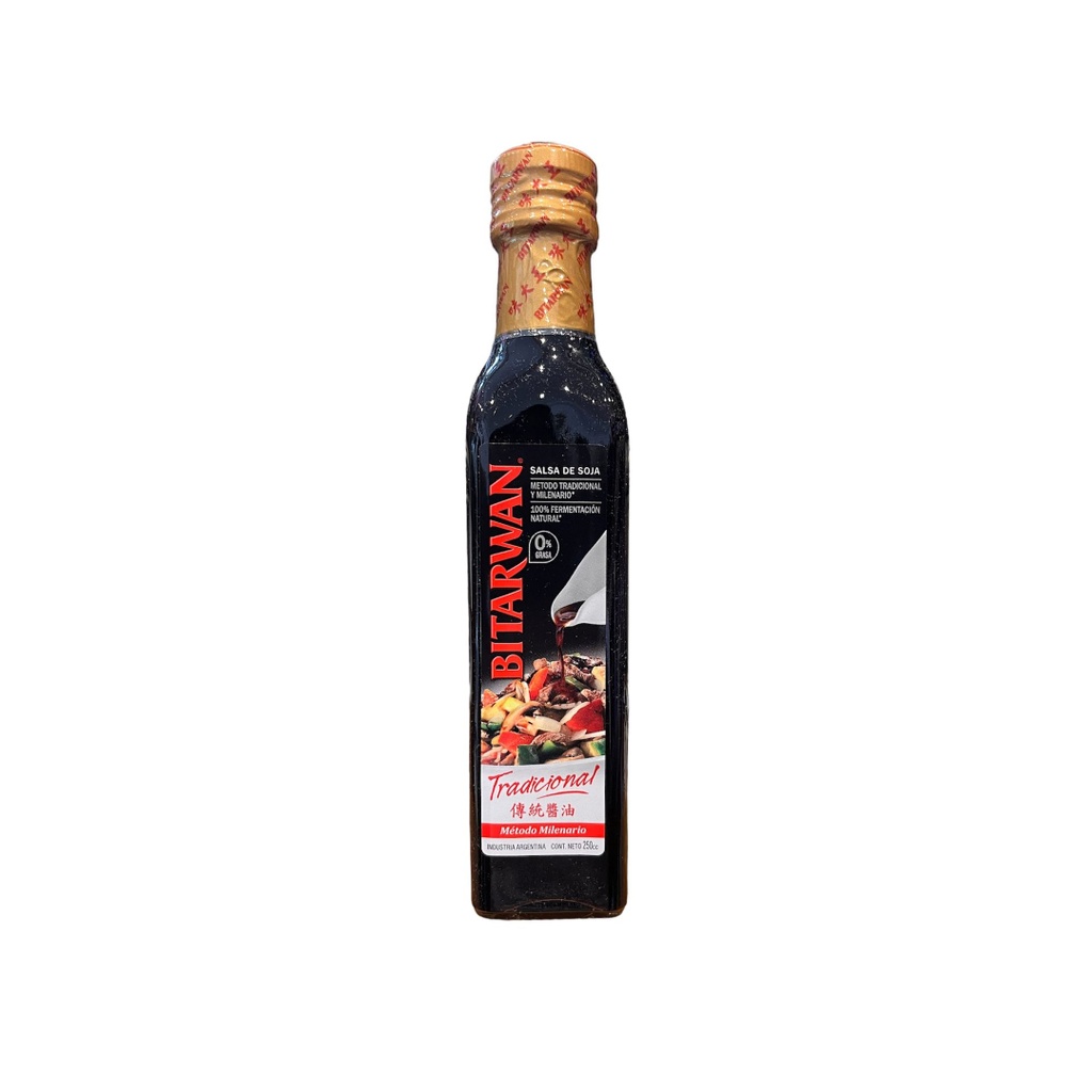 Salsa de soja Bitarwan tradicional x 250cc x 3u  
