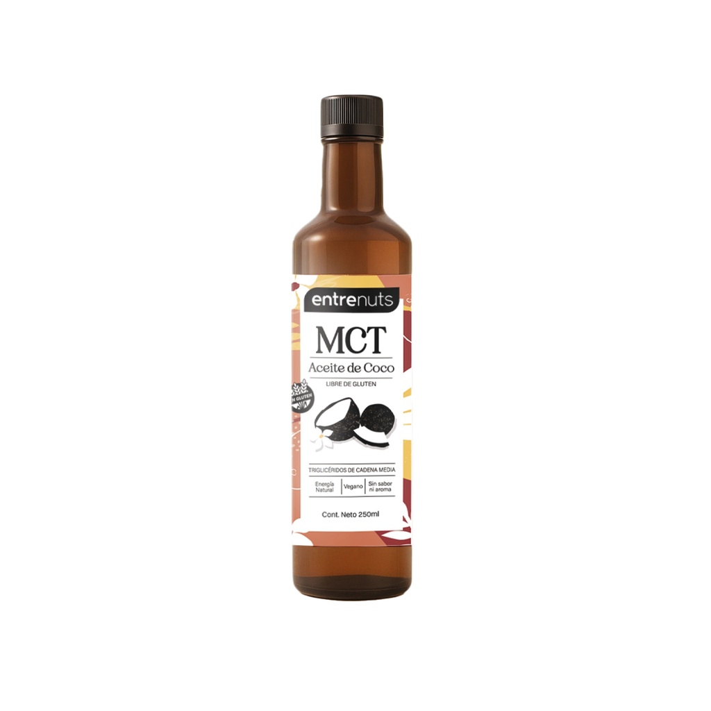 Aceite de Coco MCT - Entrenuts x 250cc x 6u 