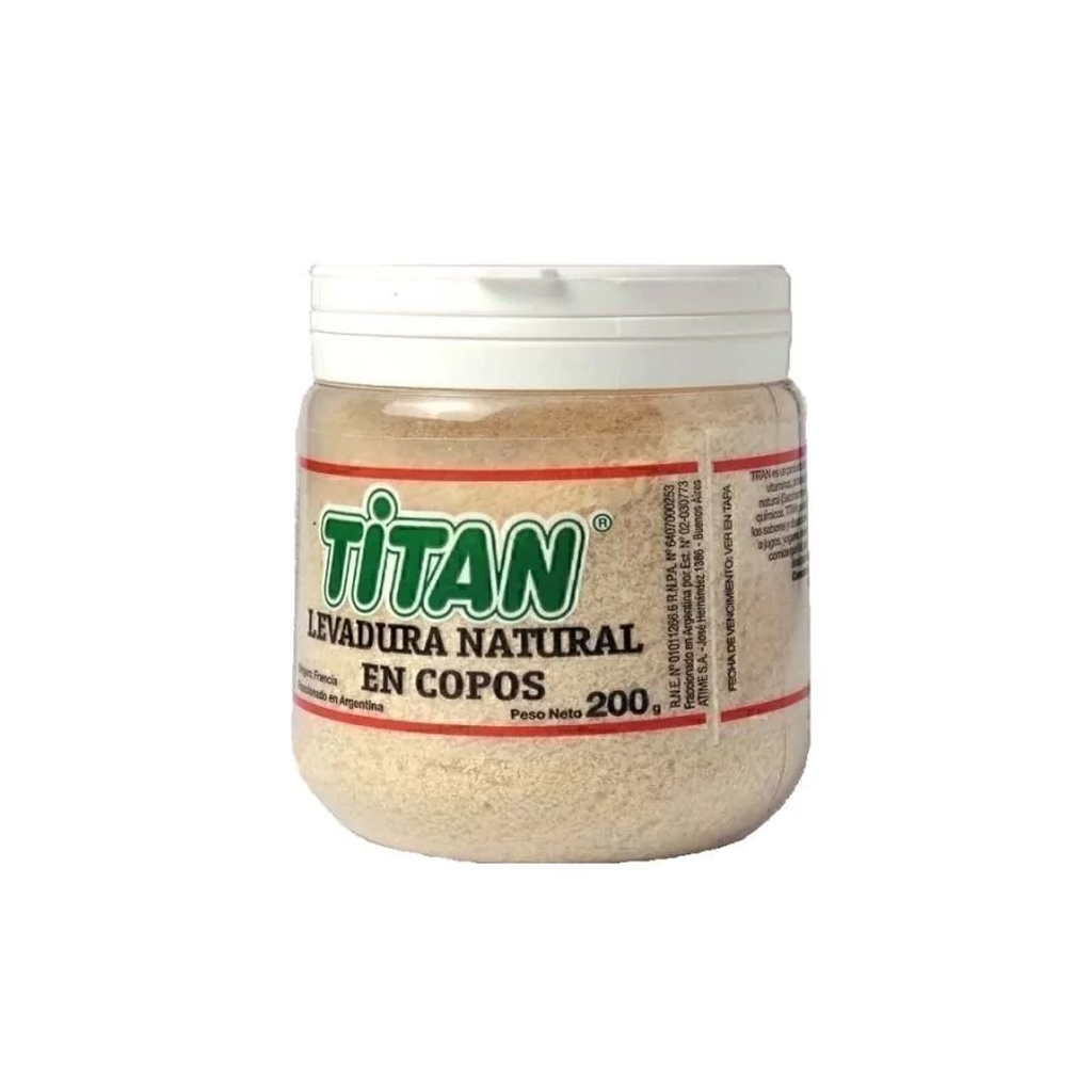 Levadura Natural en copos x 200grs x 3u - Titan