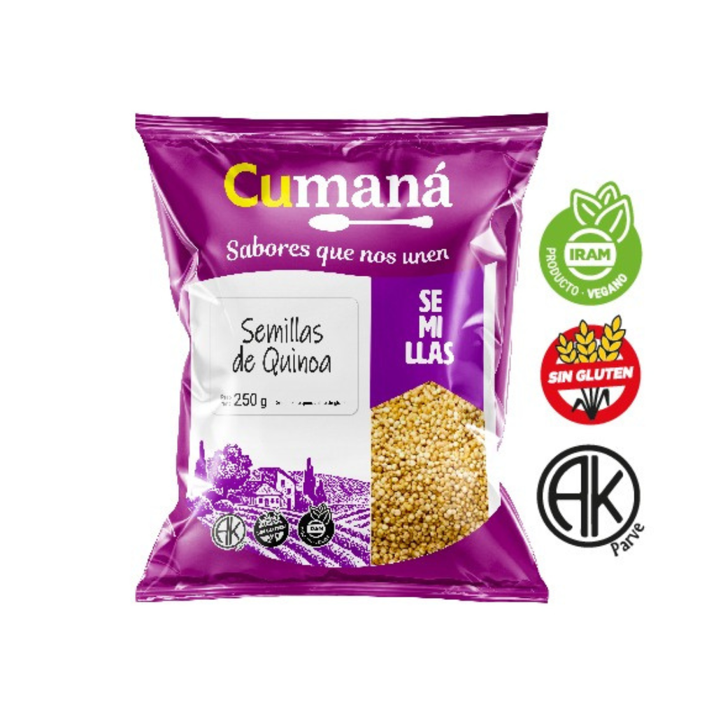 Semillas de Quinoa x 250grs x 1u - Cumana