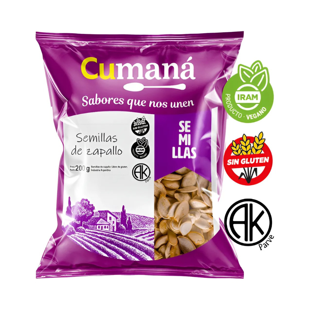 Semillas de Zapallo AA - Cumana x 200grs x 10u 