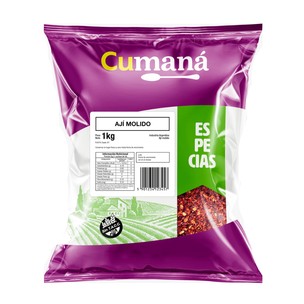 Aji Molido x 1kg x 10u