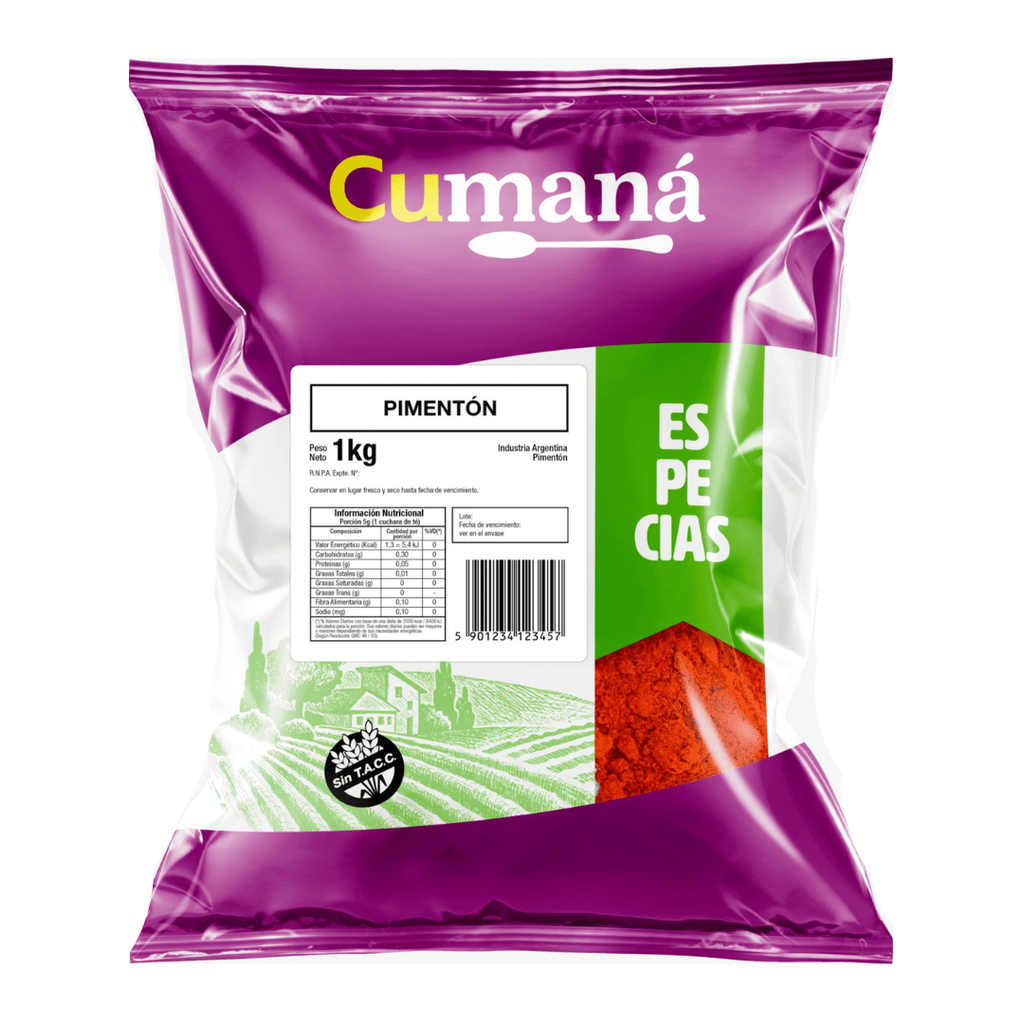 Pimenton x 1kg x 1u - Cumana