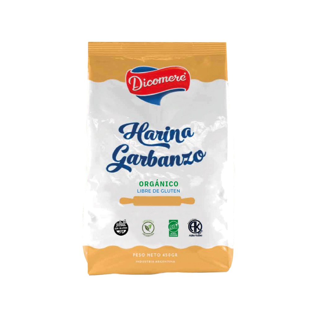Harina de Garbanzo x 450grs x 1u - Dicomere