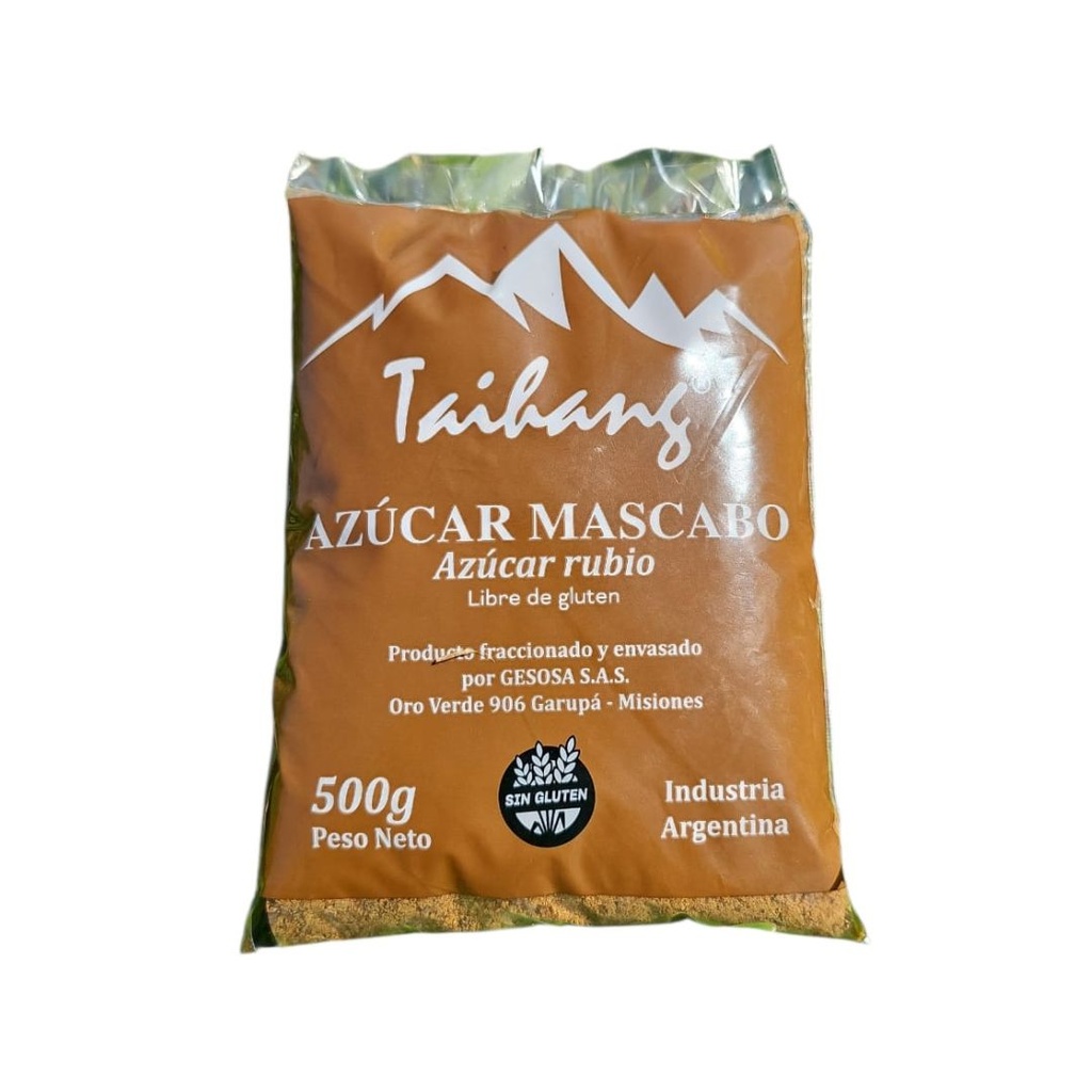 Mascabo Azucar x 500grs x 6u - Taihang