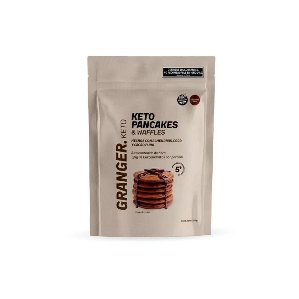 Keto Pancakes sabor Chocolate x 200grs x 1u - Granger