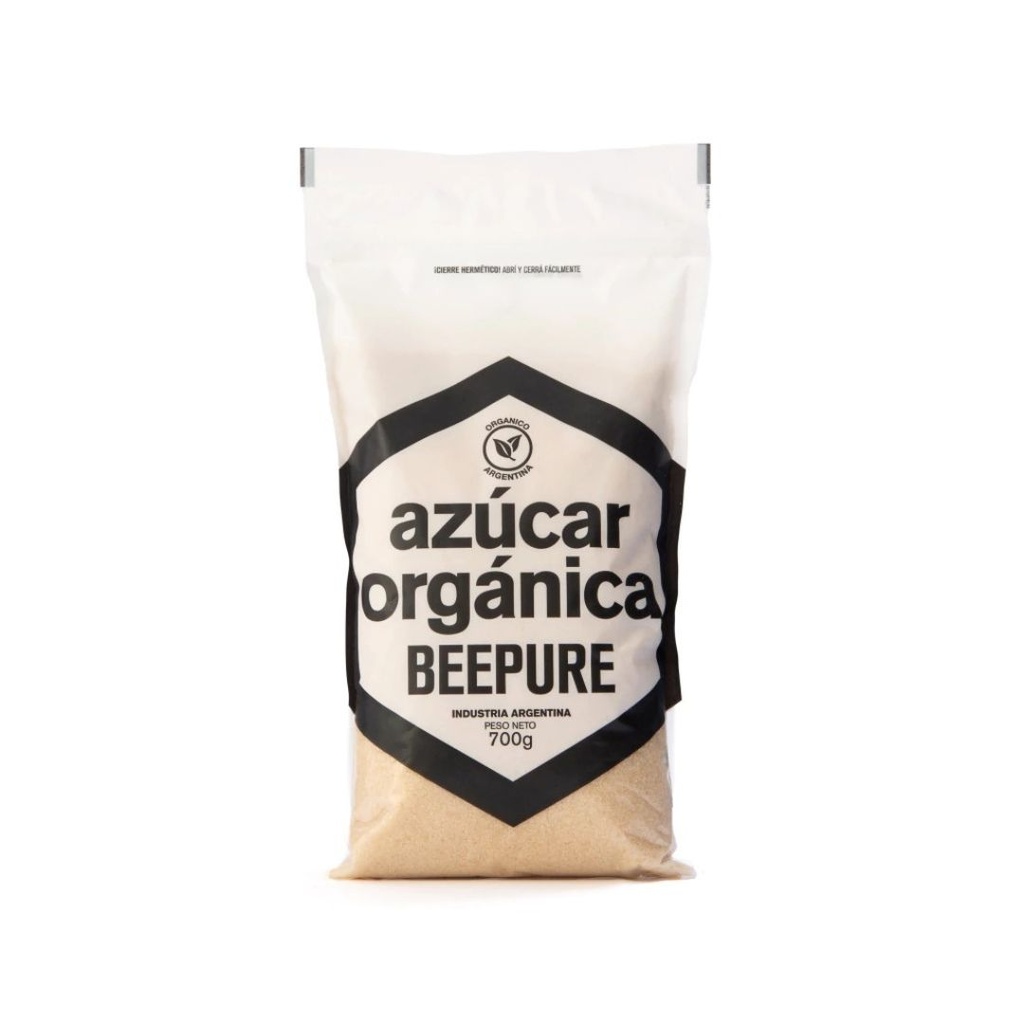 Azucar Rubia Organica x 700grs x 1u - Beepure