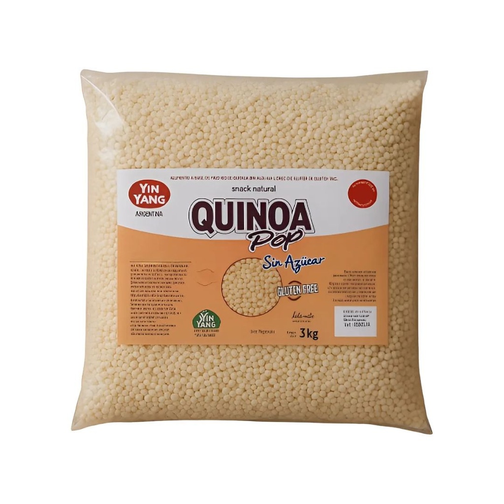 Quinoa Pop sin azucar x 3 kg x 1u - Ying Yang