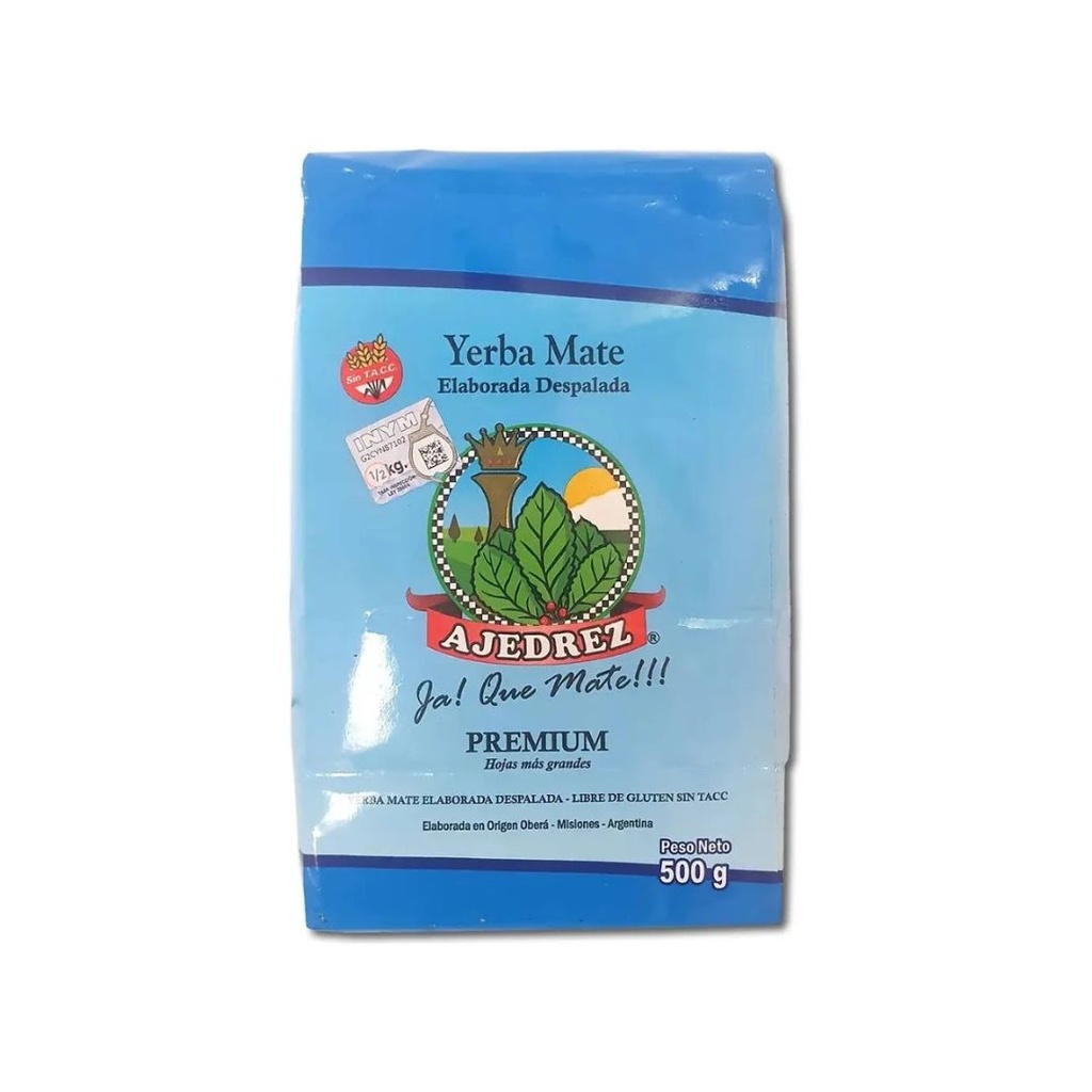 Yerba Antiacida sin palo x 500grs x 10u - Ajedrez  