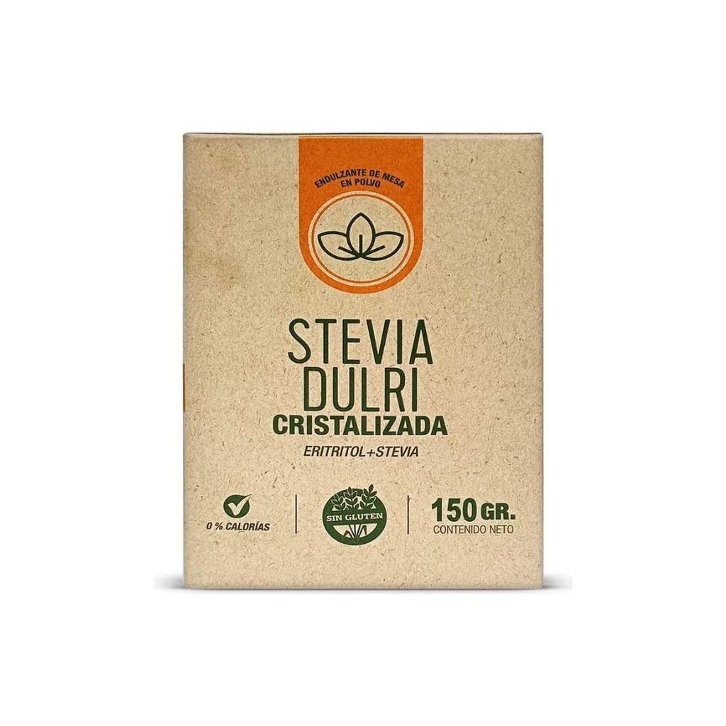 Stevia Cristalizada estuche x 150grs - Dulri 
