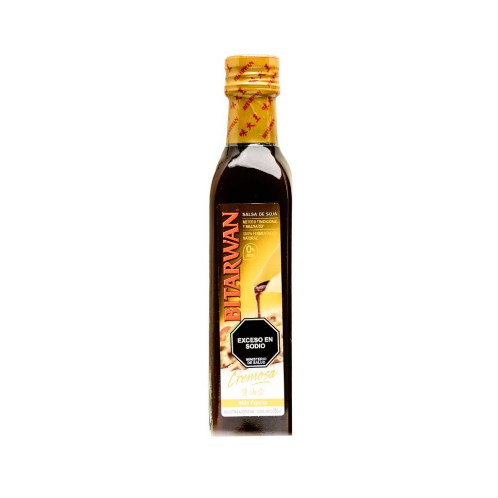 Salsa de Soja Cremosa x 250cc x 12u - Bitarwan 