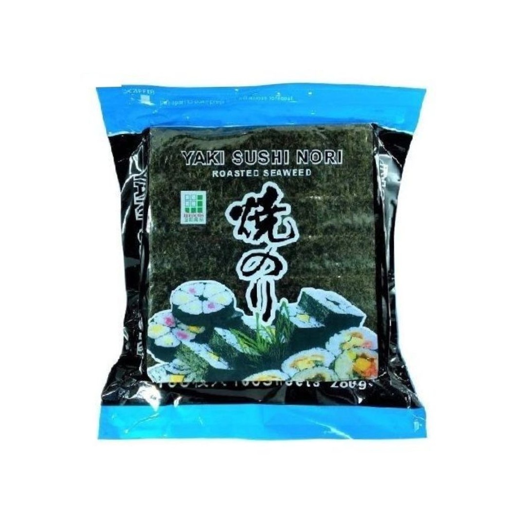 Algas para Sushi - Yaki Nori x 100 laminas x 1u  