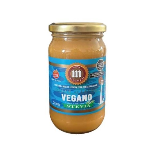 [DPDCVSAT40003] Dulce de coco vegano sin azucar sin proteina lactea APLV Doña magdalena 400 grs x 3u