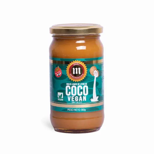 [DPDDLCV40012] Dulce de Coco Vegano con azucar x 360grs x 12u - Doña Magdalena