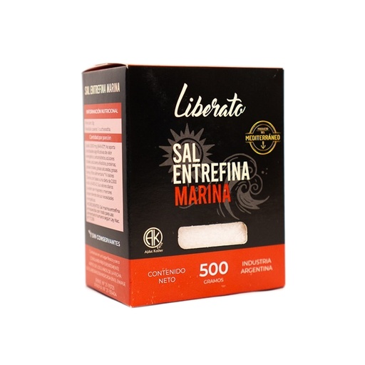 [SASMECJ500010] Sal Marina Entrefina x 500grs x 10u - Liberato