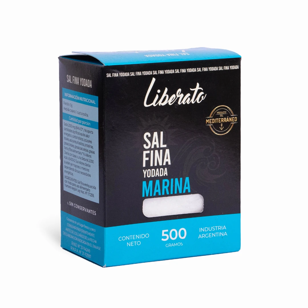 [SASMFCJ500001] Sal Marina Fina Yodada x 500grs x 1u - Liberato