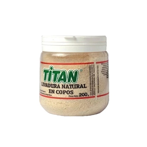 [VALENTCPQ2001] Levadura Natural en copos - Titan x 200grs x 1u