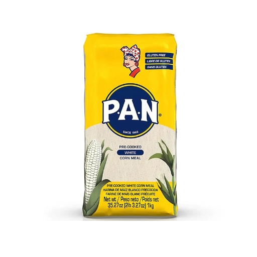 [HAHMBPBS003] Harina de Maiz blanco x 1kg x 3u - Pan