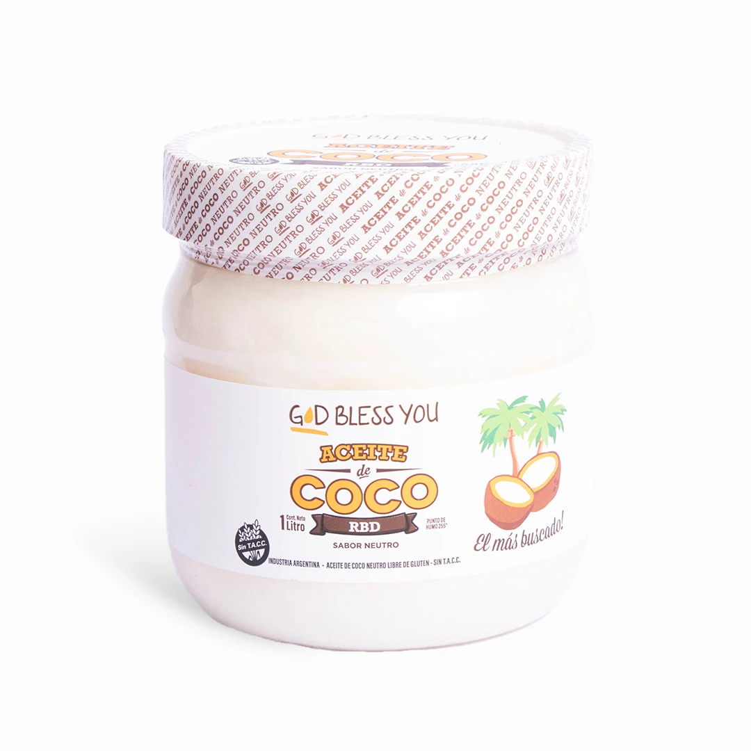 [AYACGN1L01] Aceite de Coco Neutro x 1L x 1u - God Bless You 