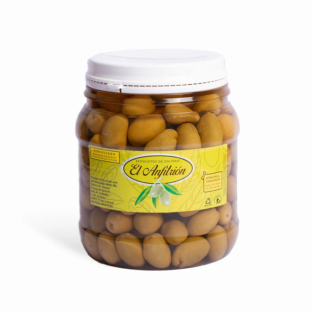 [ACEVAPO009001] Aceitunas Verdes enteras 0 x 900grs x 1u - El Anfitrion