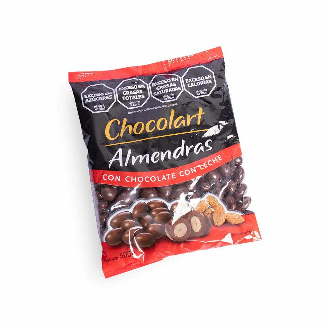 [BSALCBS50003] Almendras con Chocolate recubiertas con cobertura leche - Chocolart x 500grs x 3u