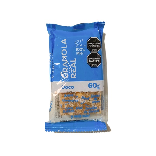 [BSBCO60PQ012] Barritas con Coco 60grs x 12u - Granola Real