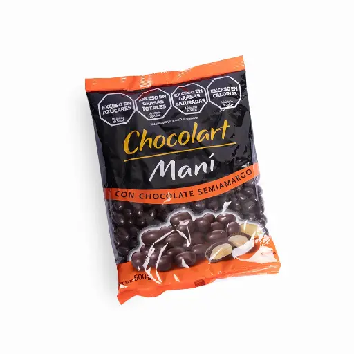 [BSMACHCJ50010] Mani con chocolate recubierto con cobertura semiamargo x 500grs x 10u - Chocolart