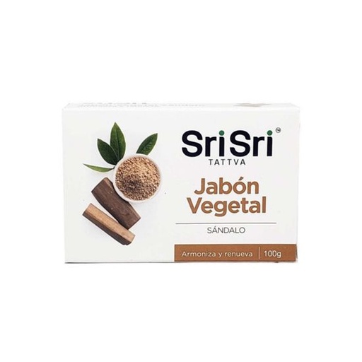 [CSJASCJ10001] Jabon Sándalo - Sri Sri 100g x 1u