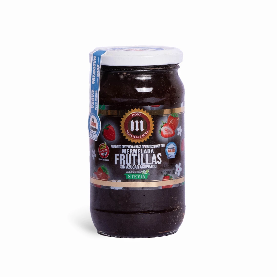 [DPMDÑF360012] Mermelada sin azucar libre de gluten de frutilla x 400grs x 12u - Doña Magdalena