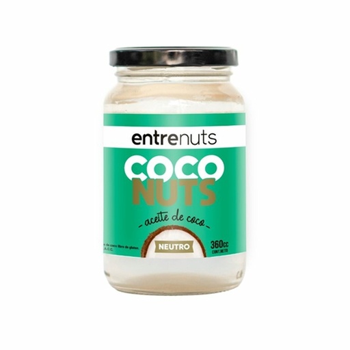 [AYACENTN36012] Aceite de Coco Neutro - Entrenuts x 360cc x 12u